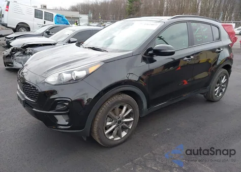 2022 Kia Sportage Nightfall Edition из США, поврежденный, VIN KNDP6CAC3N7012309
